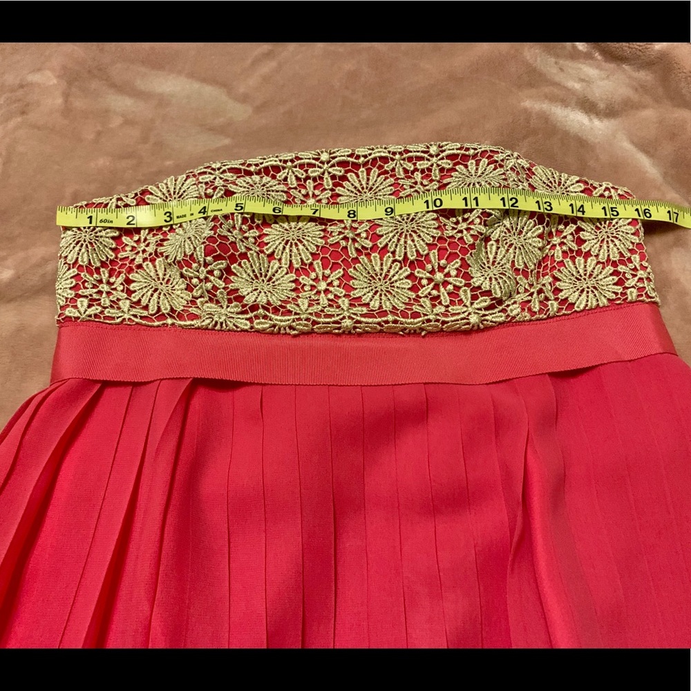 Lilly Pulitzer hot pink strapless maxi dress - 8 - Picture 3 of 10